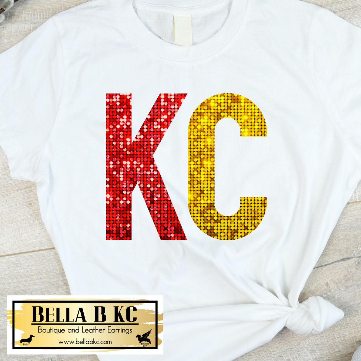 Sequin Kansas City Football Jersey Dress 