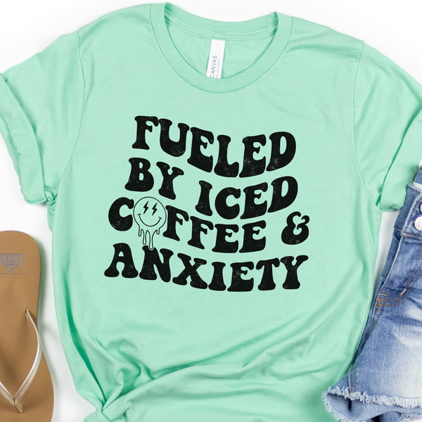 **PREORDER** Coffee - Fueled by Iced Coffee and Anxiety Tee