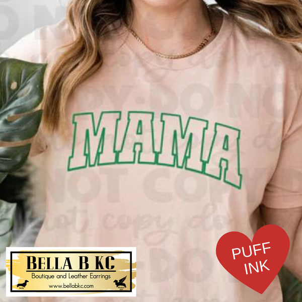 Mother - Mama PUFF GREEN Print Tee