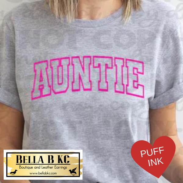 Aunt - Aunt PUFF PINK Print Tee