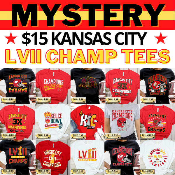 KC Champs LVII Mystery Tees **LAST YEAR'S PRINT**
