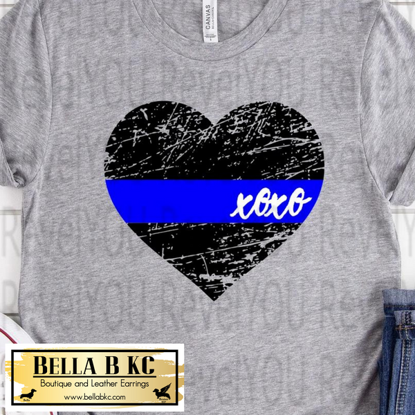 Police Heart XOXO Tee