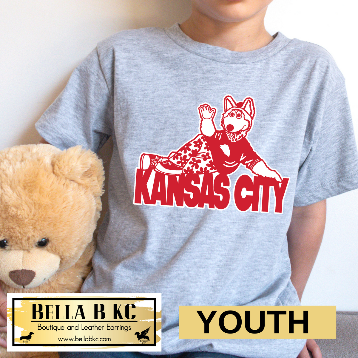 Cool Wolf Kingdom - Kansas City Chiefs Graphic T-Shirt