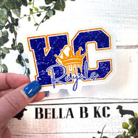 KC Baseball Waterproof Vinyl Sticker