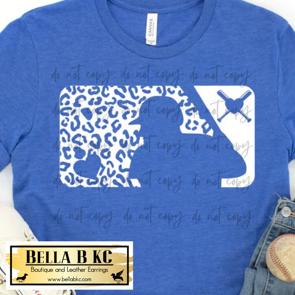 Baseball Leopard Tee or Sweatshirt