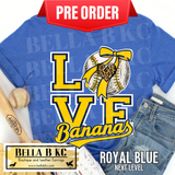 **PREORDER ONLY 1 WEEK TAT** LOVE Bananas Baseball Tee or Sweatshirt
