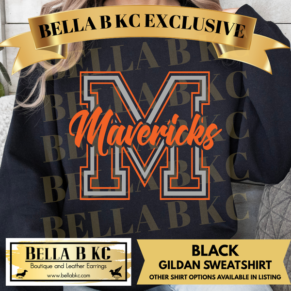 **BBKC Exclusive** M Mavericks Hockey - Round with Player Tee or Sweatshirt