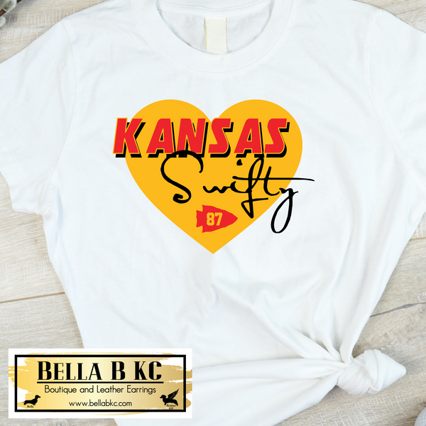 Belles Boutique Cursive Kansas City Over Chiefs Graphic Tee Xxs