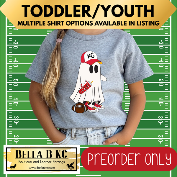 **PREORDER ONLY** TODDLER/YOUTH - KINGDOM - Halloween Ghost Tee or Sweatshirt - Up to 1 Week Turn Around Time