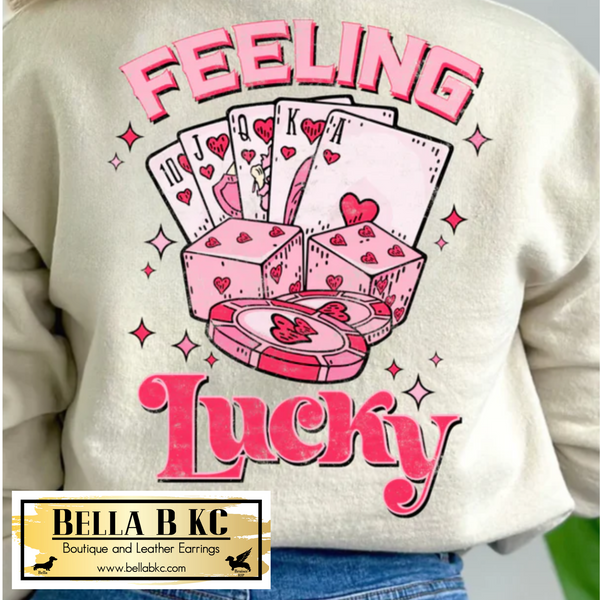 **PREORDER** Valentine - Feeling Lucky Tee or Sweatshirt