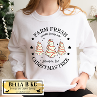 Christmas - Farm Fresh Christmas Tree Cake Tee or Sweatshirt