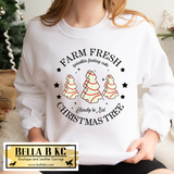 Christmas - Farm Fresh Christmas Tree Cake Tee or Sweatshirt