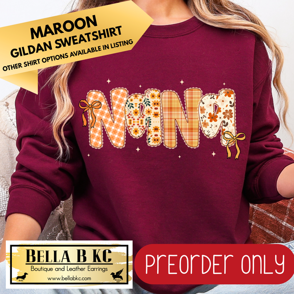 **PREORDER ONLY** Fall - Nana #115 - Tee or Sweatshirt - 1 Week Turn Around from Date of Order