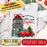 **PREORDER ONLY** Christmas - Small Town Christmas Water Tower CUSTOM CITY - Multiple Shirt Options