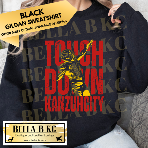 Kingdom - KC Football Touchdown Kan Zuh City Player Tee or Sweatshirt