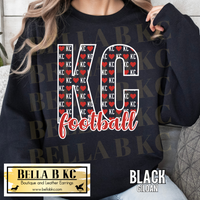 Kingdom - Valentine KC Football Hearts Tee or Sweatshirt