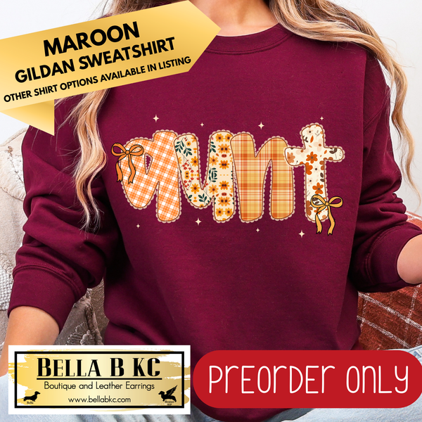 **PREORDER ONLY** Fall - Aunt #119 - Tee or Sweatshirt - 1 Week Turn Around from Date of Order