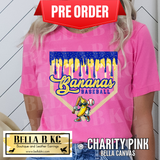 **PREORDER ONLY 1 WEEK TAT** Bananas Baseball Drip Tee or Sweatshirt