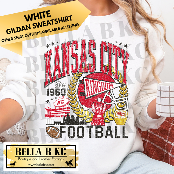 Kingdom - KC Football Kingdom Tee or Sweatshirt