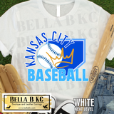 Kansas City Baseball Home Plate Crown Tee or Sweatshirt