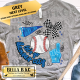 Kansas City Baseball - Crown Town Doodle Checkered Bow - Multiple Shirt Options