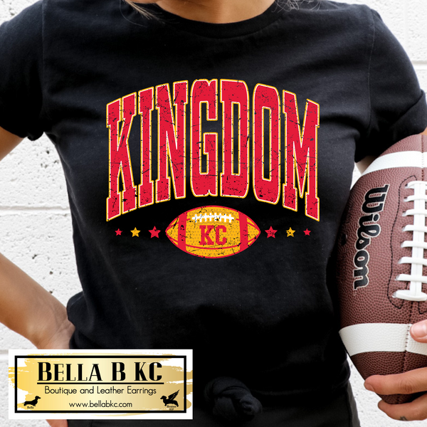 Kansas City Football Kingdom Tee or Sweatshirt