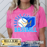 Kansas City Baseball Home Plate Crown Tee or Sweatshirt