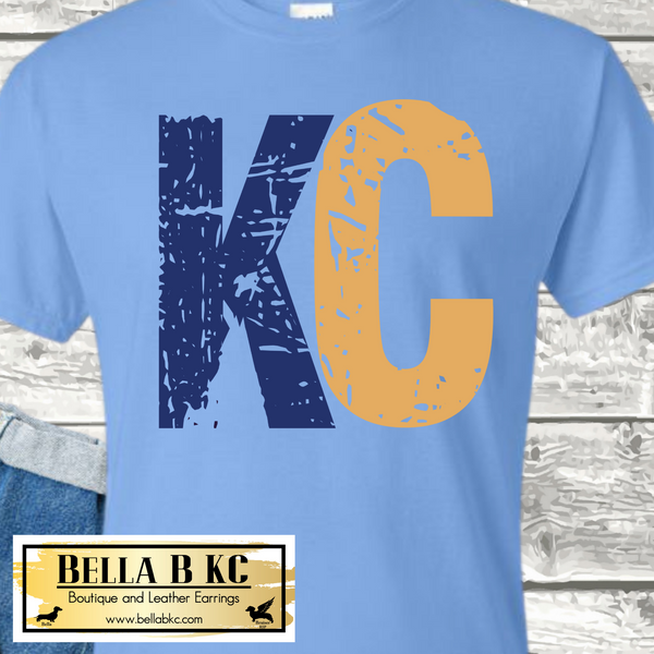 KC Baseball Grunge KC Tee or Sweatshirt