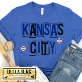 KC Baseball Kansas City Stamped Tee or Sweatshirt