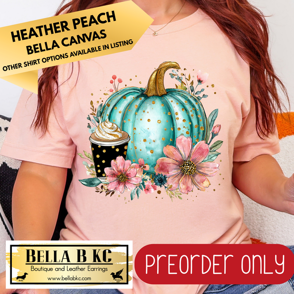 **PREORDER ONLY** Fall - Teal Pumpkin #134 - Tee or Sweatshirt - 1 Week Turn Around from Date of Order