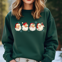 Vintage Retro Santas Tee or Sweatshirt