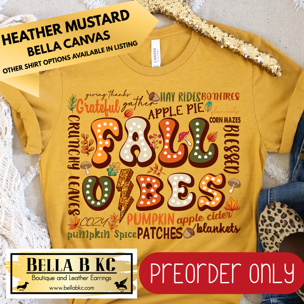 **PREORDER ONLY** Fall - Retro Subway Fall Vibes #13 - Tee or Sweatshirt - 1 Week Turn Around from Date of Order