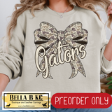 **PREORDER ONLY** Gators Camo Coquette Bow - Tee or Sweatshirt - 1 Week Turn Around from Date of Order