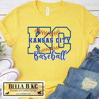 KC Baseball KC Laces Tee or Sweatshirt