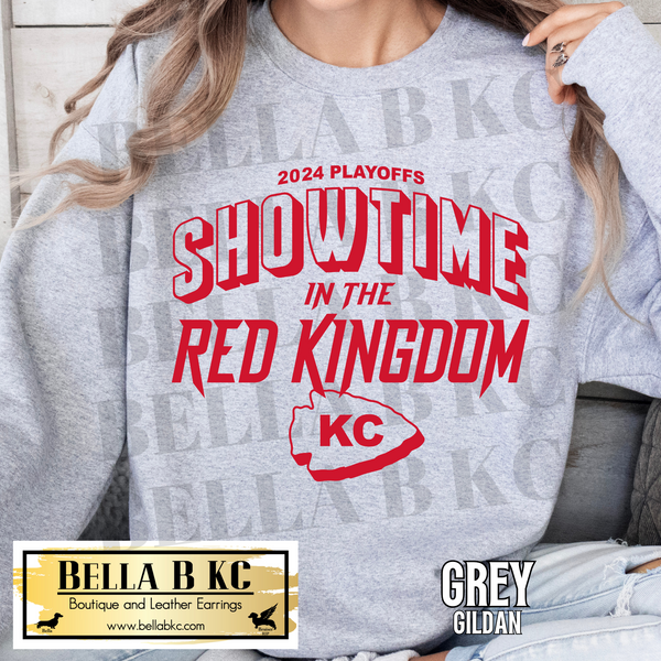 Kingdom - 2024 Playoffs Showtime in the Red Kingdom Tee or Sweatshirt