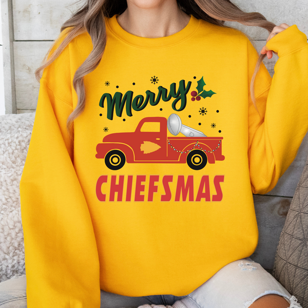 Merry Chiefsmas Truck Tee or Sweatshirt
