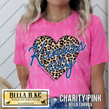Kansas City Baseball You Have My Heart Leopard Tee or Sweatshirt