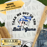 **BBKC EXCLUSIVE** Kansas City Baseball - Take me out to the Ball Game -  Multiple Shirt Options