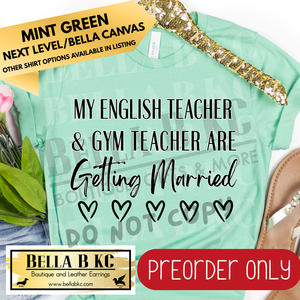 **PREORDER ONLY** TS English + Math Teacher - Tee or Sweatshirt - 1 Week Turn Around from Date of Order