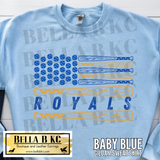 Kansas City Baseball Flag Tee or Sweatshirt