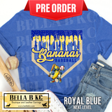 **PREORDER ONLY 1 WEEK TAT** Bananas Baseball Drip Tee or Sweatshirt