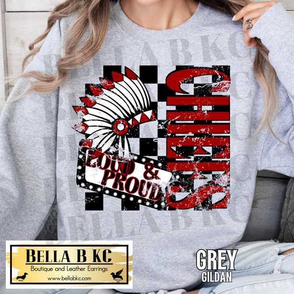 Kingdom - Loud and Proud Checkered Tee or Sweatshirt