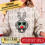 **PREORDER ONLY** Christmas - Doodle Reindeer Dog - Multiple Shirt Options - 1 Week Turnaround Time