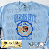 Kansas City Baseball Crown Town Leopard Tee or Sweatshirt