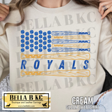 Kansas City Baseball Flag Tee or Sweatshirt
