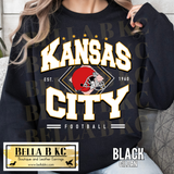 Kingdom - Kansas City Football with Helmet Tee or Sweatshirt