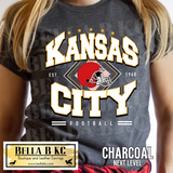 Kingdom - Kansas City Football with Helmet Tee or Sweatshirt