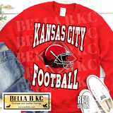 Kingdom - Kansas City Football Helmet V2 Tee or Sweatshirt
