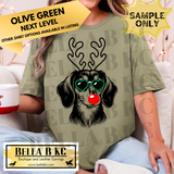 **PREORDER ONLY** Christmas - Cocker Spaniel Reindeer Dog - Multiple Shirt Options - 1 Week Turnaround Time