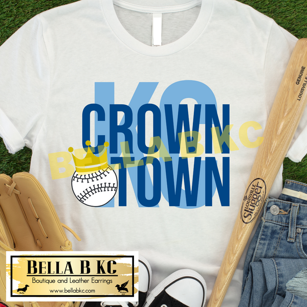 KC Baseball Crown Town Tee or Sweatshirt